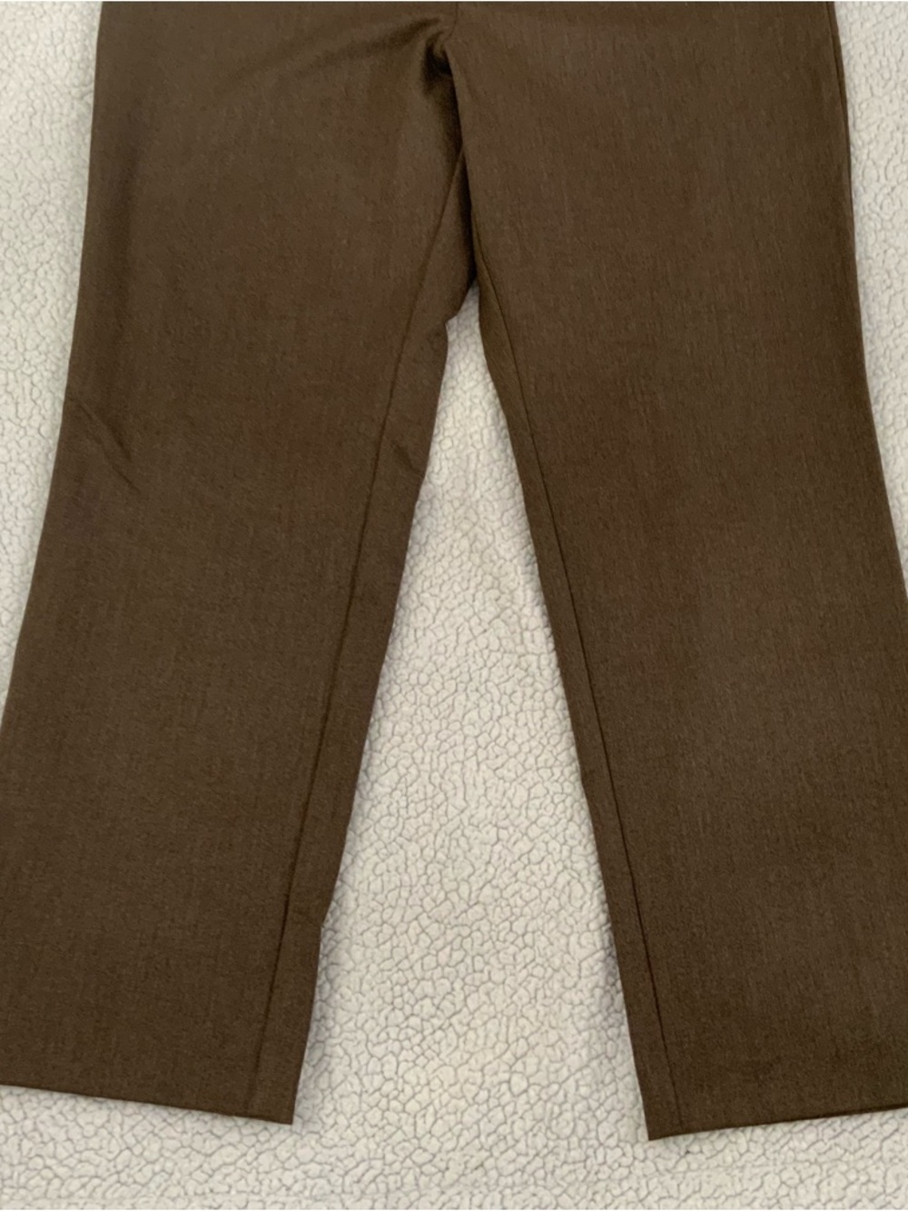 Talbots Petites Elastic Waist Pull On Pants 16P Stretch Brown Office To Casual - Picture 4 of 13